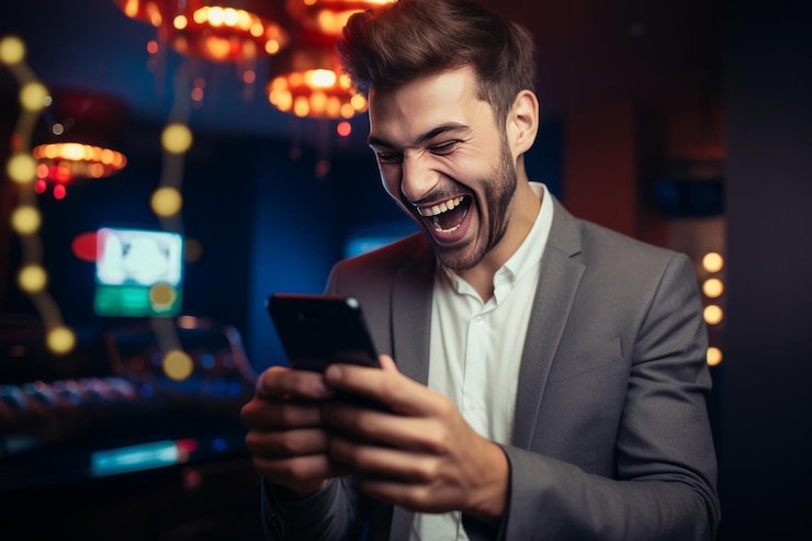 Tampilan antarmuka permainan Captain's Bounty dengan simbol harta karun dan kapal layar